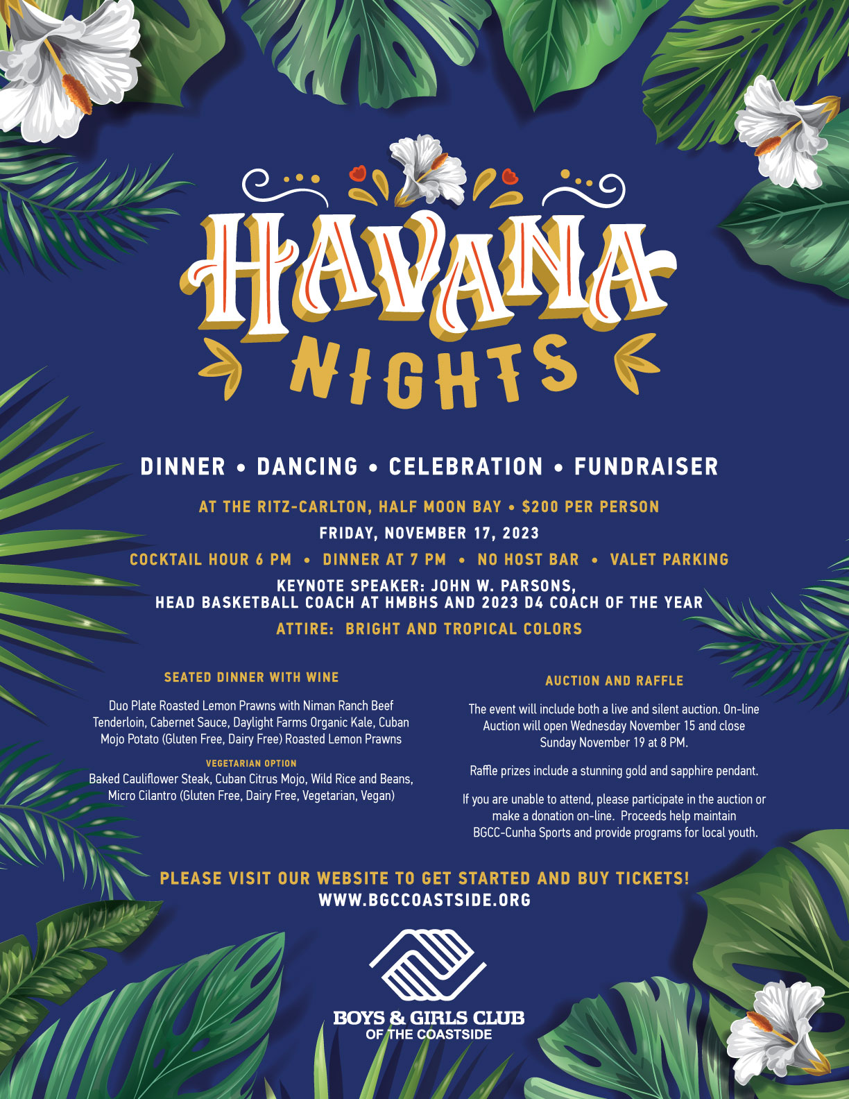 Havana Nights – Boys & Girls Club of the Coastside